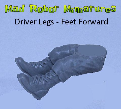 (image for) Driver Legs - Feet Forward